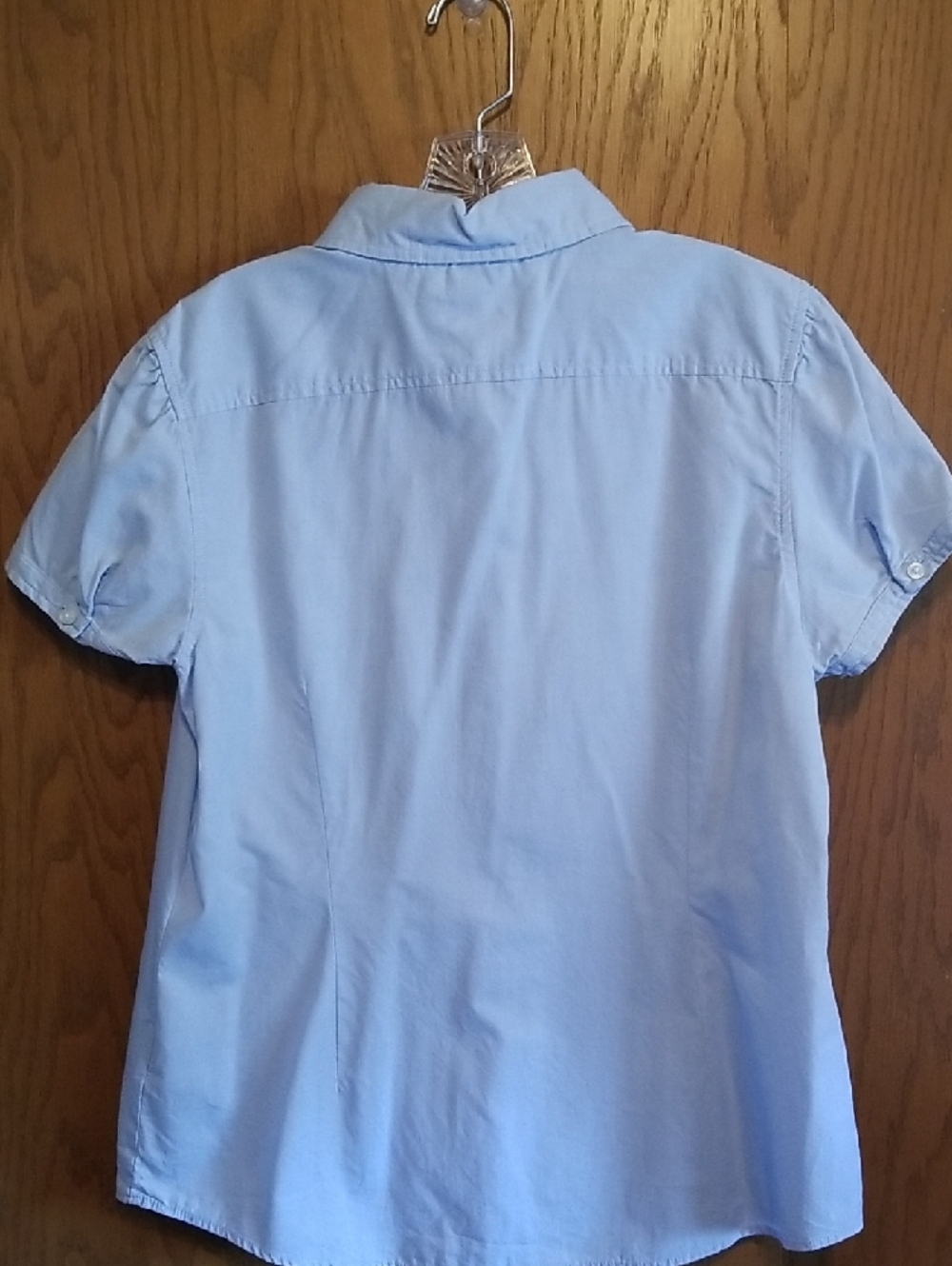 Tommy Hilfiger Light Blue Short-Sleeve Button Down Shirt, Size XL - Picture 2 of 7
